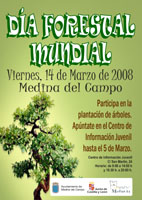 Cartel anunciador de la actividad con motivo del Día Forestal Mundial