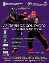 Cartel anunciador del 2Âº Open de Contacto Las Ventas de Retamosa