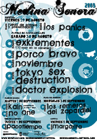 Cartel de Medina Sonora 2008.