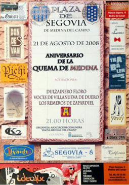 Cartel Oficial de la ConmemoraciÃ³n de la Quema de Medina 2008